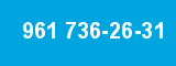 961 736-26-31